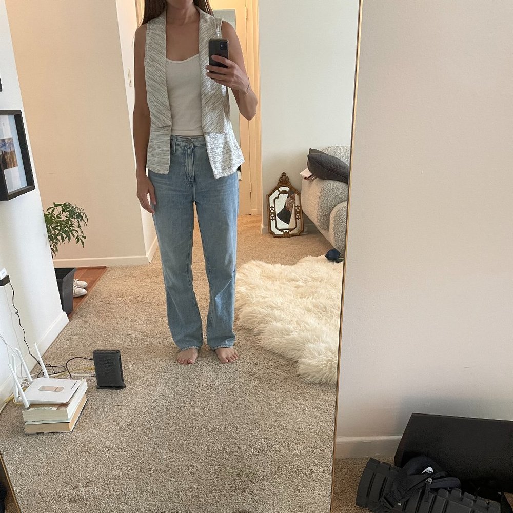 Classic Whitney Eve metallic stripe vest